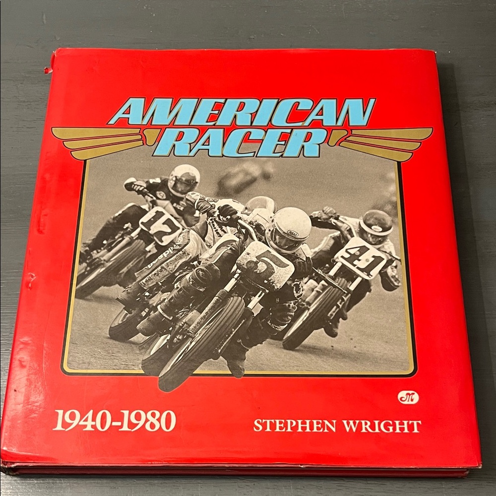American Racer 1940-1980 Book by Stephen Wright Excellent Vintage Condition